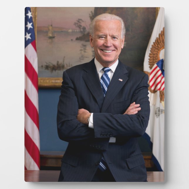 Joe Biden Portrait Plaque (Front)