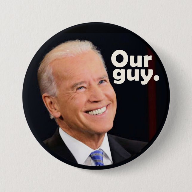 Joe Biden President 2016 3 Inch Round Button (Front)