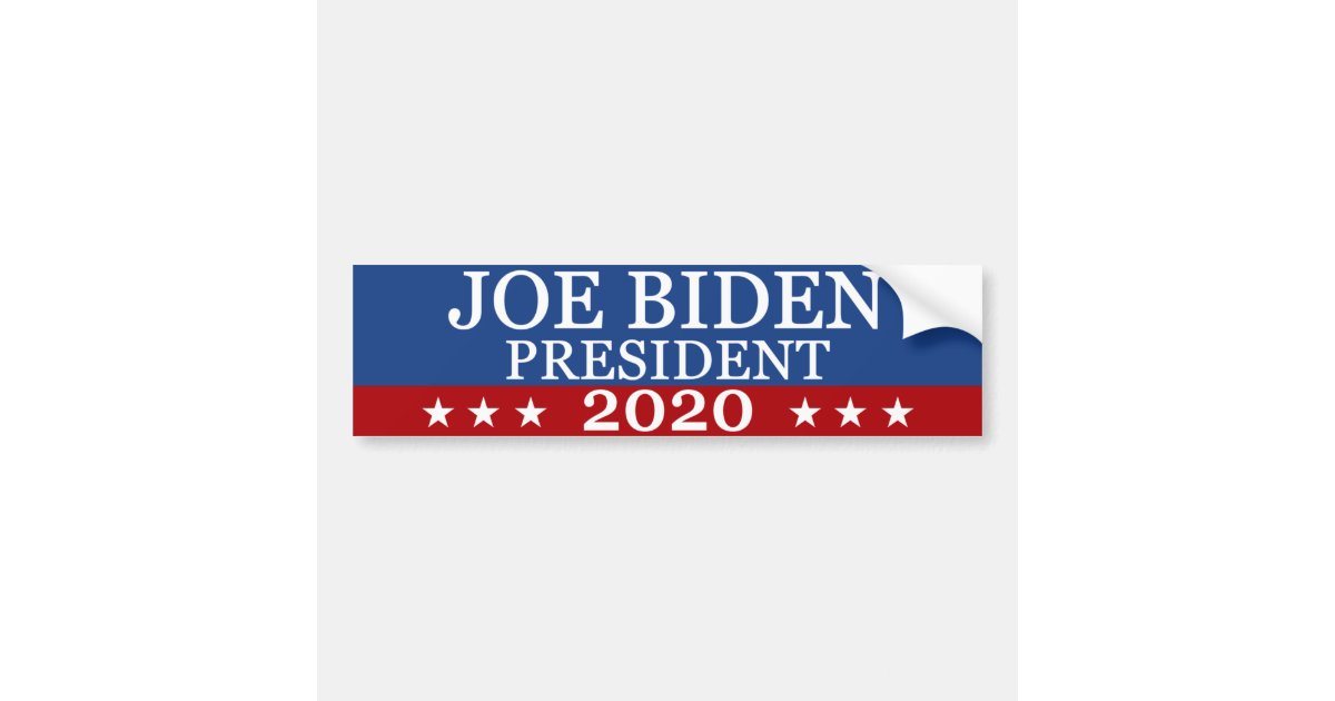 Joe Biden President 2020 Bumper Sticker Zazzle