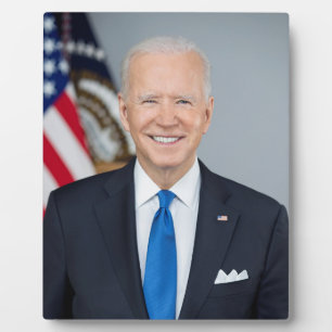 Joe Biden Presidential White House Portrait Plaque
