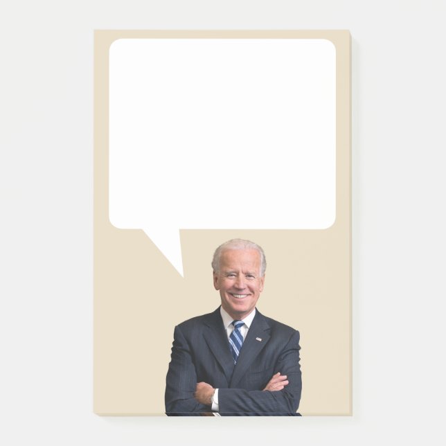 Joe Biden Says US President Speech Bubble Post-it Notes (Front)
