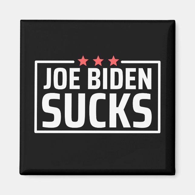 joe Biden Sucks Magnet (Front)