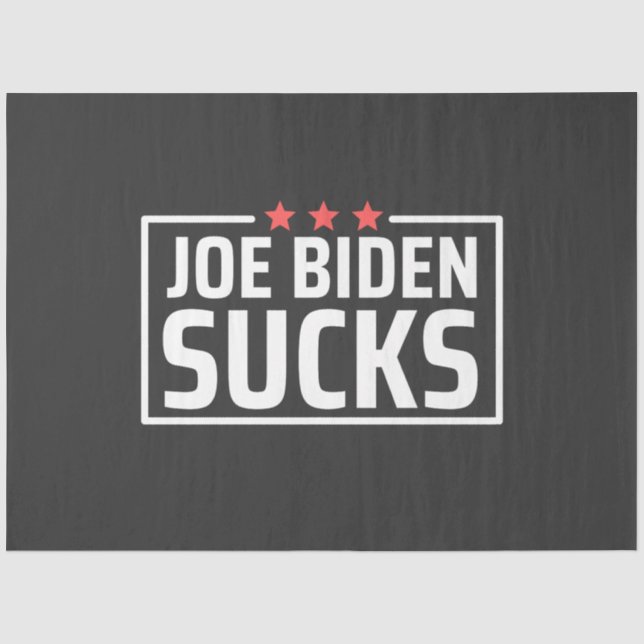 joe Biden Sucks Tissue Paper (Front)