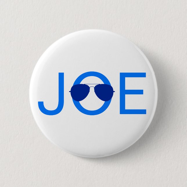 Joe Biden Sunglasses for President 2 Inch Round Button (Front)