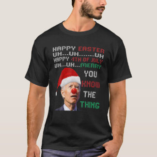 Joe Biden Ugly Christmas Sweater For Men