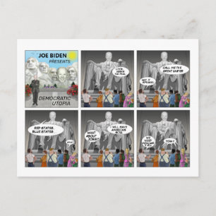Joe Biden's Democratic Utopia Postcard