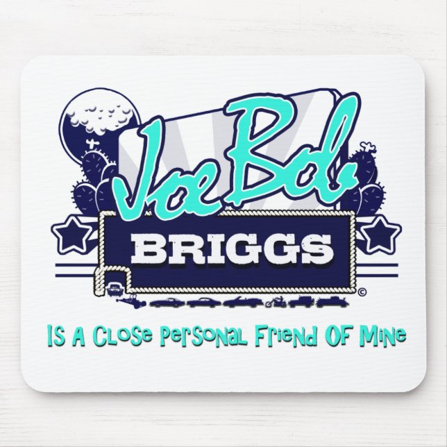 Joe Bob Briggs Mouse Pad (Front)