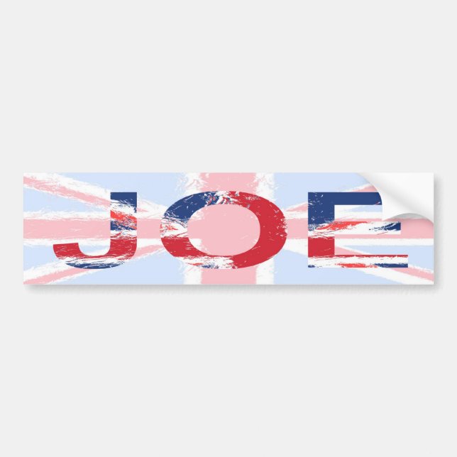 Joe Bumper Sticker (Front)