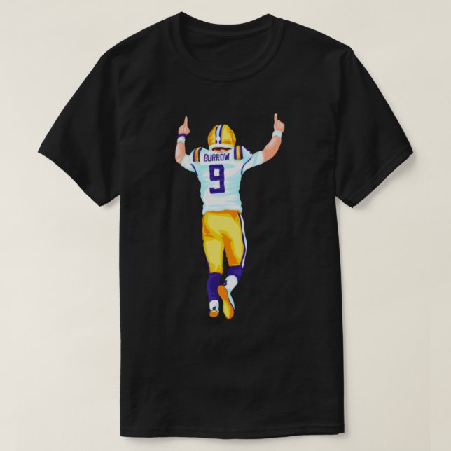Joe Burrow No 9 Bengals TShirt (Design devant)