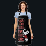 Joe Cool Japanese Neon Lights Apron<br><div class="desc">Check out Snoopy's alter-ego Joe Cool leaning against a neon sign that reads "Joe Cool" in Japanese.</div>
