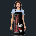 Joe Cool Japanese Neon Lights Apron<br><div class="desc">Check out Snoopy's alter-ego Joe Cool leaning against a neon sign that reads "Joe Cool" in Japanese.</div>