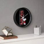 Joe Cool Japanese Neon Lights Clock<br><div class="desc">Check out Snoopy's alter-ego Joe Cool leaning against a neon sign that reads "Joe Cool" in Japanese.</div>