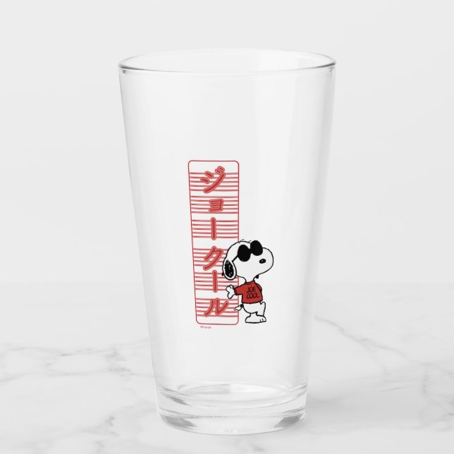 Joe Cool Japanese Neon Lights Glass (Front)