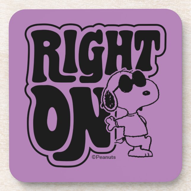 Joe Cool - Right On Coaster (Front)