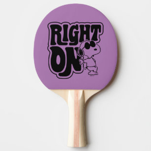 Joe Cool - Right On Ping Pong Paddle