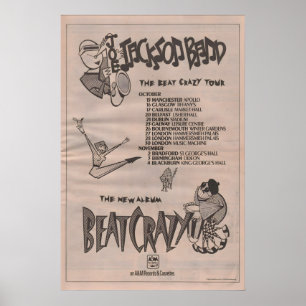 JOE JACKSON Band Poster - 1980 original NME - Beat