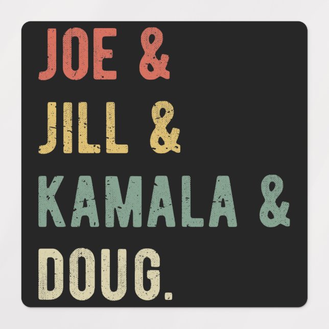 Joe & Jill & Kamala & Doug I (Design 1)