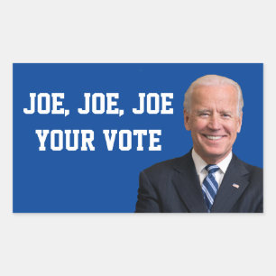 Joe, Joe, Joe Your Vote Sticker