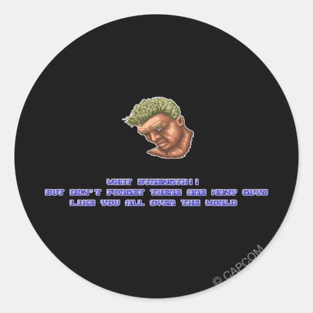 Joe KO'ed Classic Round Sticker (Front)
