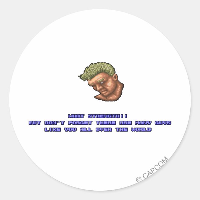 Joe KO'ed Classic Round Sticker (Front)