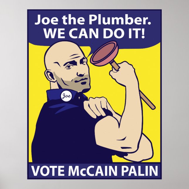 Joe le Plumber, on peut le faire. Affiche (Devant)