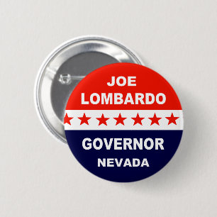 Joe Lombardo Governor Nevada 2 Inch Round Button