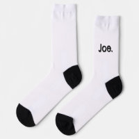 Joe. Name Word in black lettering on white