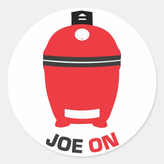 Joe On Sticker pour les fans de Kamado Grill (Devant)