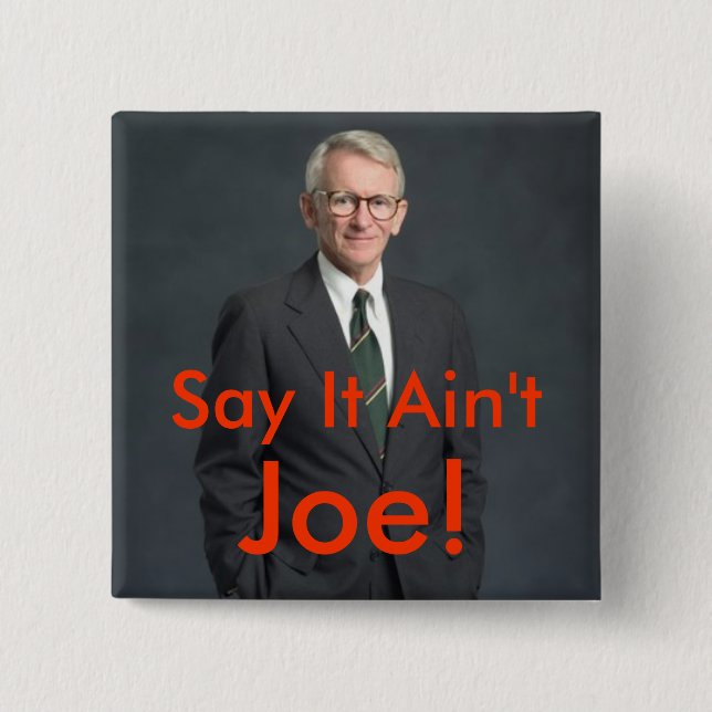 joe riley, Evil! - Customized 2 Inch Square Button (Front)