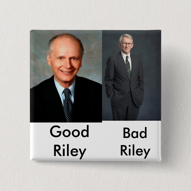 joe riley, Evil! - Customized - Cu... - Customized 2 Inch Square Button (Front)