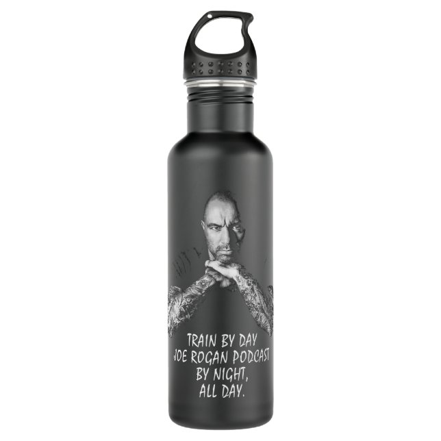 Joe Rogan, Train By day Essential T Shirt 710 Ml Water Bottle (Front)
