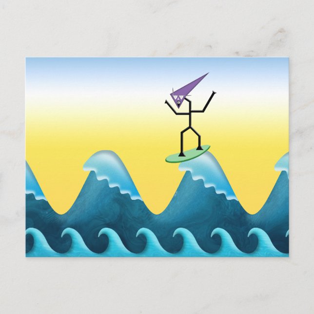 Joe Surfer Postcard (Front)