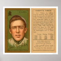 Joe Tinker Cubs Baseball 1911