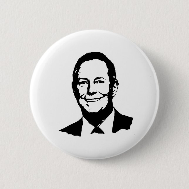 Joe Wilson 2 Inch Round Button (Front)