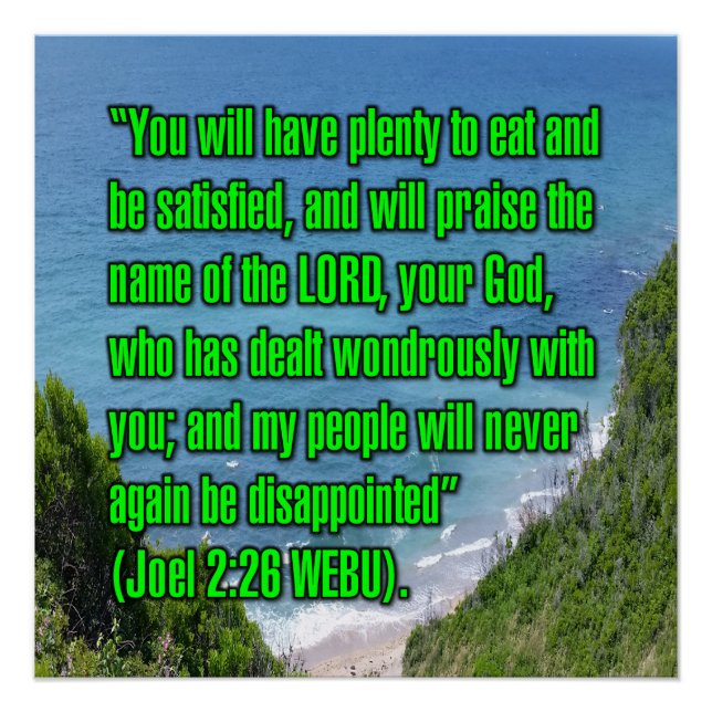 Joel 2:26 WEBU Poster (Front)