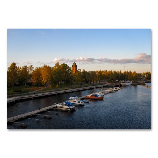 Joensuu in Summer Table Number (Front)