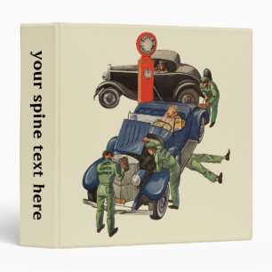 Joe's Full Service Gas Station, Vintage Business Binder