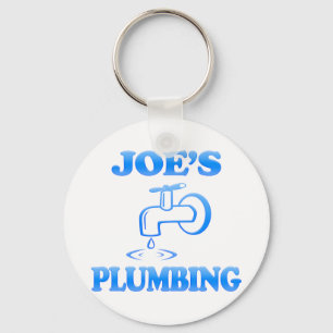 Joe's Plumbing Keychain
