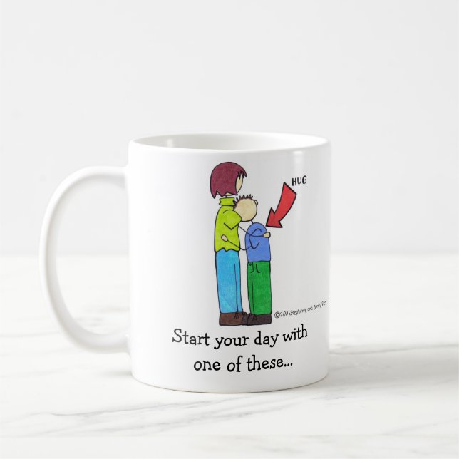 Joey and Mom mug (Left)