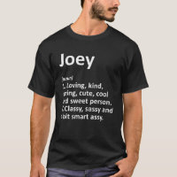 JOEY Definition Personalized Name Funny Birthday G