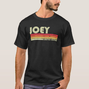 JOEY Name Personalized Retro Vintage 80s 90s Birth T-Shirt