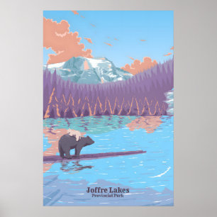 Joffre Lakes Provincial Park Travel Poster