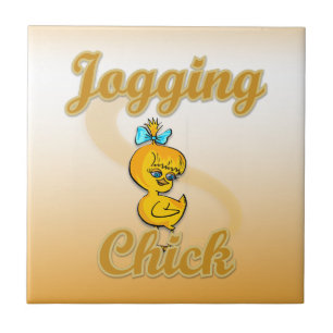 Jogging  Chick Tile