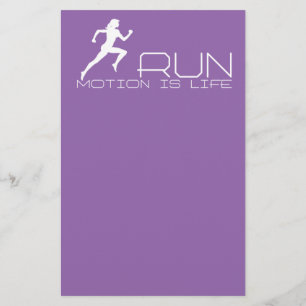 Jogging girl flyer