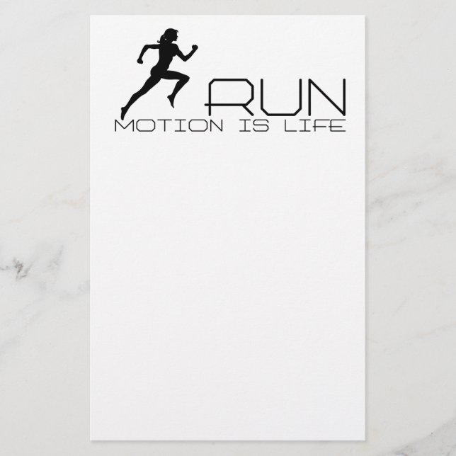 Jogging girl flyer (Front)