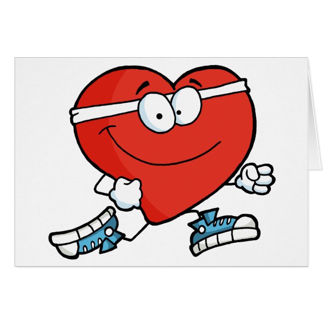 Jogging Heart (Front Horizontal)