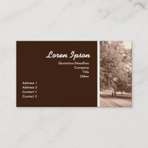 Jogging in the Park Business Card
