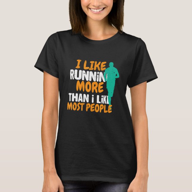 Jogging Jogger Runner Marathon 42 km 4 T-Shirt (Front)