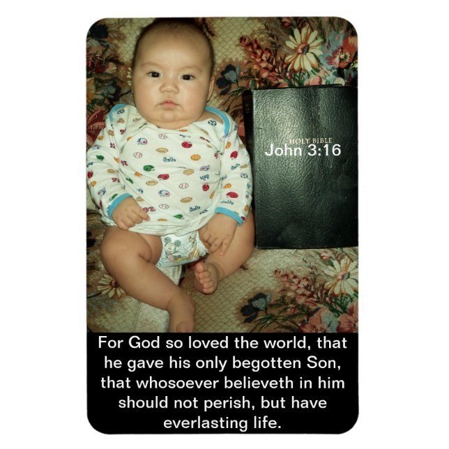 Joh 3:16 magnet (Vertical)