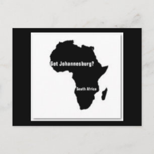 johanesburg south africa postcard